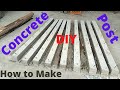 DIY Making Cement Concrete Post