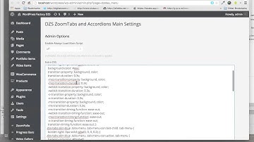CodeCanyon, DZS ZoomTabs and Accordions WordPress - Tutorial how to create your own skin