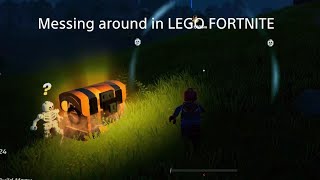 Messing around in LEGO FORTNITE