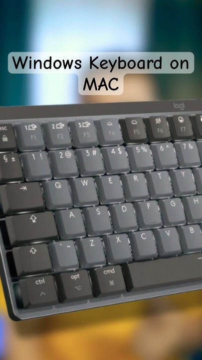 How To Use Windows Keyboard On Mac? - YouTube