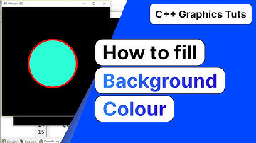 How to Fill Color in Circle in C++ | Graphics in C++