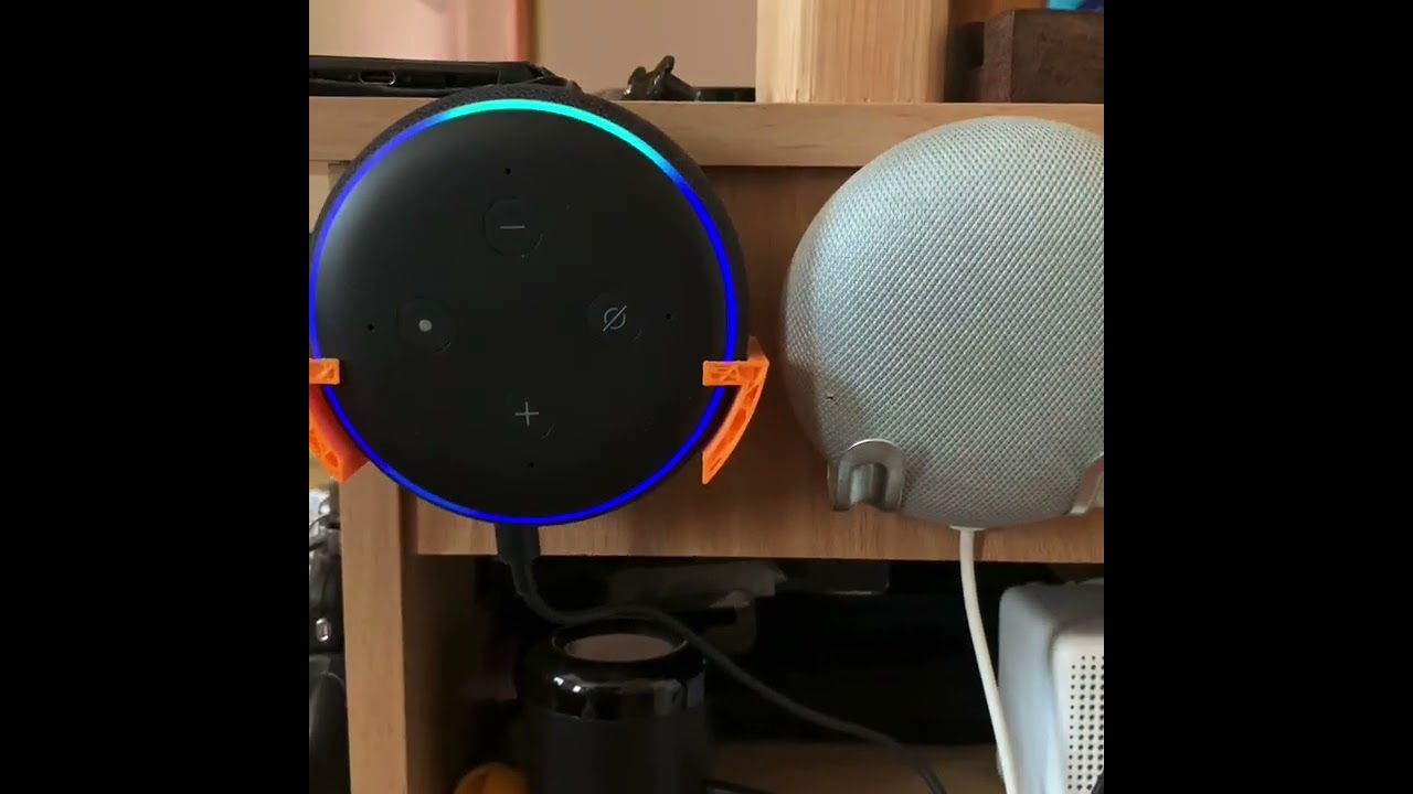 Amazon Echo Gen 3 3D printed wall holder