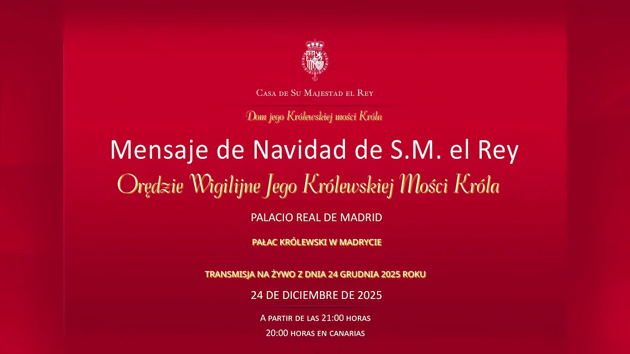 Mensaje de Navidad del Rey Felipe VI (2025) | Con subtítulos en español y polaco