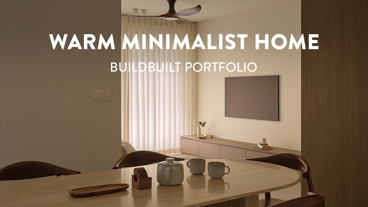 Warm Minimalist Home With Wood and Stone Textures | BuildBuilt Quick ...