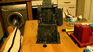 How to make a Wargaming/40k Building Part 6 Completed Building