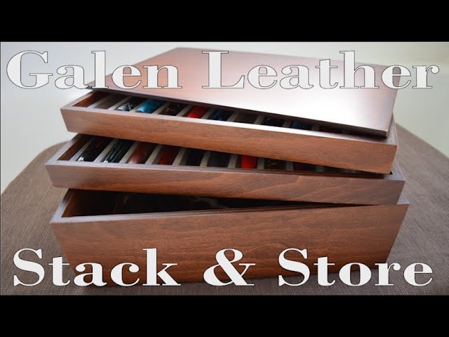 Galen Leather Stack & Store - YouTube