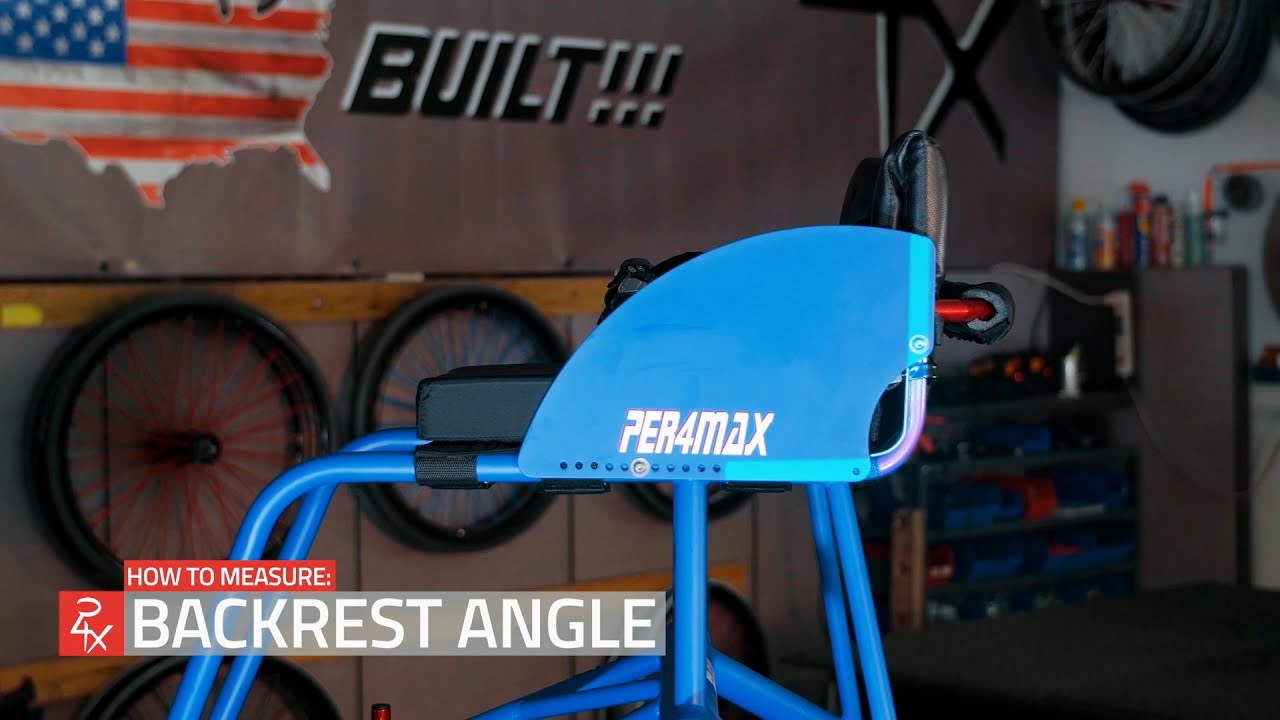 Per4Max Wheelchairs How to Measure BACKREST ANGLE YouTube