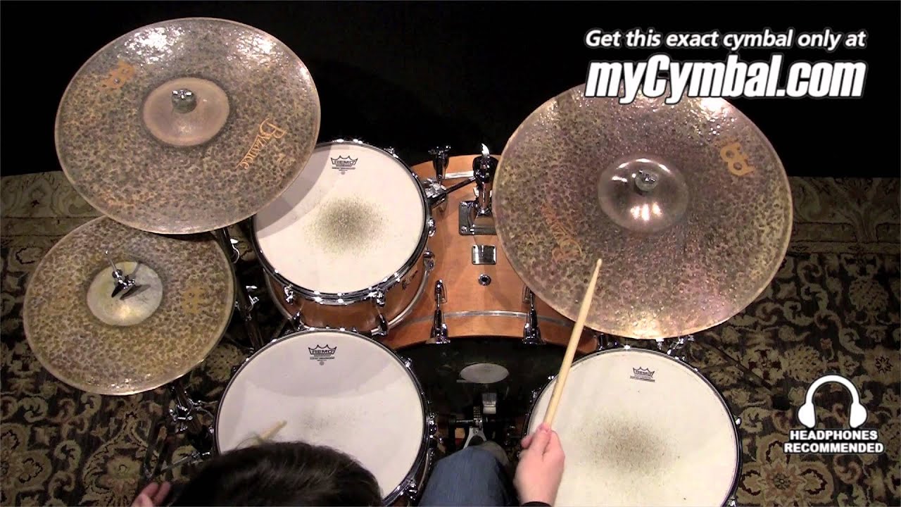 Meinl 21" Byzance Extra Dry Mike Johnston Signature Transition Ride Cymbal (B21TSR-1031914A)
