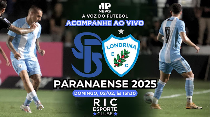 SÃO JOSEENSE 2x1 LONDRINA #AOVIVO CAMPEONATO PARANAENSE 02/02/2025