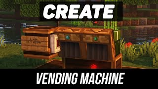 Create mod. Vending machine. Tutorial / guide 1.18.2 - 1.19.2 (minecraft java edition)