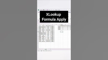 XLookup Formula | Excel Formula | Gyan Academy #shorts