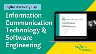 Digital Discovery Day | Information & Communication Technology – Software Engineering at Saxion