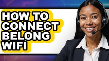 How To Connect Belong WiFi - Step By Step