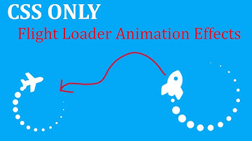 Pure CSS Flight Loader Animation Effects using Fontawesome icon