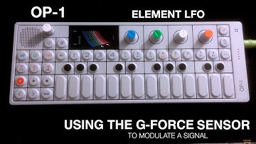 OP-1 Element LFO G-Force Sensor Walkthrough