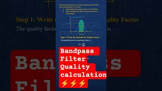 How to determine Quality factor of Bandpass filter with 18 kHz centre frequency &amp; 1.5 kHz Bandwidth