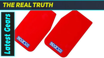 Sparco Red Rally-Style Mud Flaps – Best Upgrade for Your Rally Car!