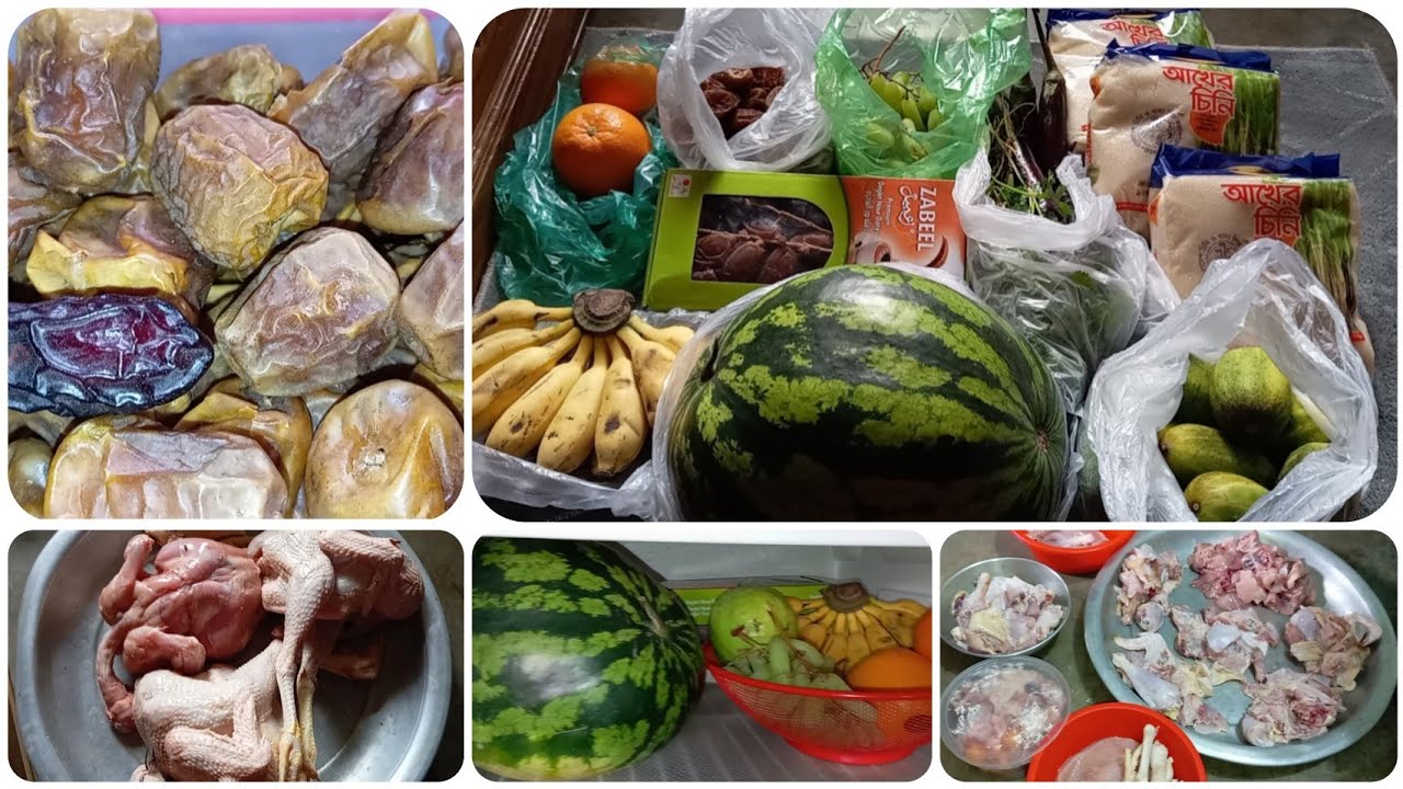 আজকের বাজার গুছানোর ছোট্ট মুহূর্ত।। 🌷🌷🌷