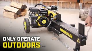 7-12T Log Splitter Operation
