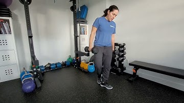 Split Squat Offset Load (Heavier Contralateral)