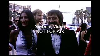 Sonny and Cher arrive at the 1972 Emmy Awards (no sound)
