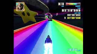 F-Zero GX Custom Track: Rainbow Road from Mario Kart 64 by adel02 (improved scenery)(2