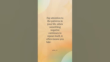 Pay Attention to the Patterns in Your Life | Break Free from Repeated Struggles