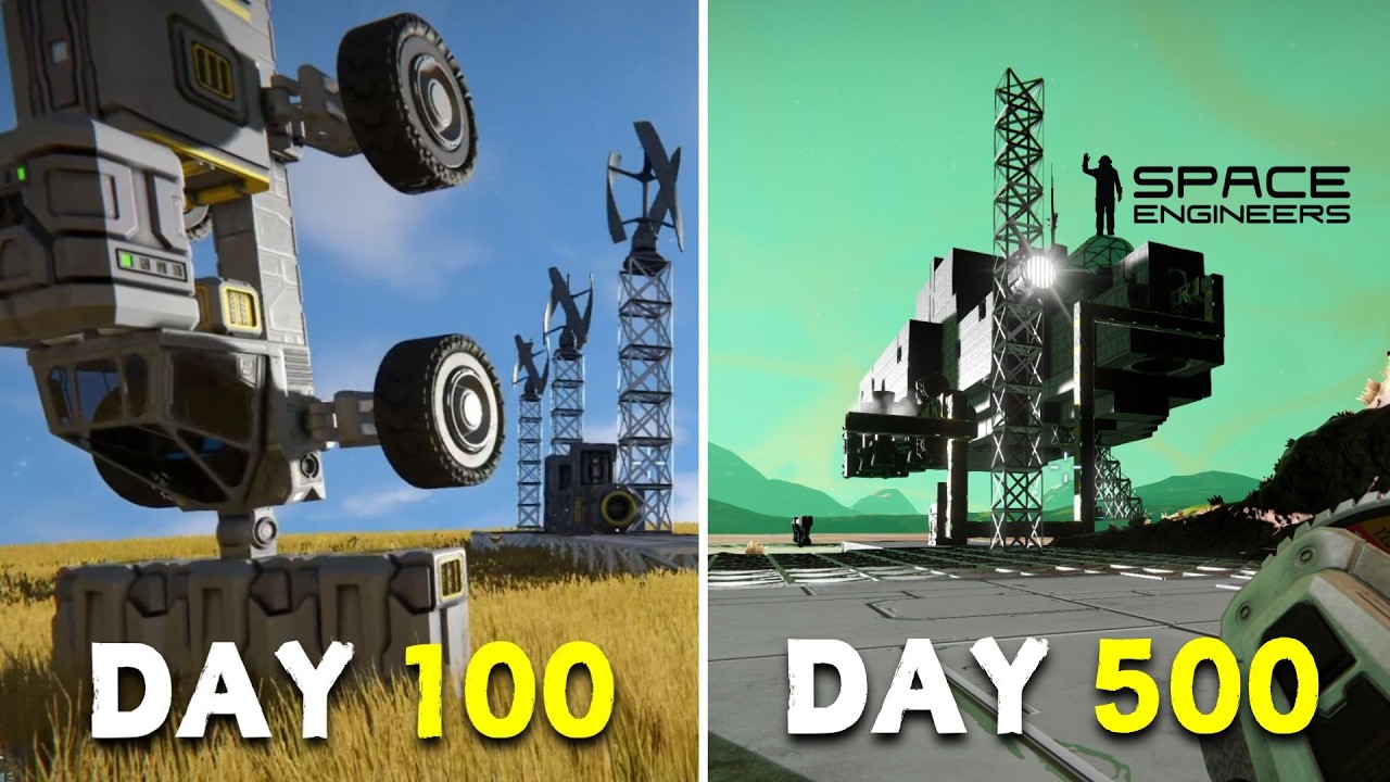 I Spent 500 Days in Space Engineers and Here's What Happened - YouTube