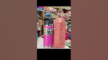 Túi đựng ly giữ nhiệt TÚI MỘC, túi vải Canvas trơn nhiều màu, chống trầy xước cho ly bình