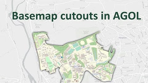 Basemap cutouts in ArcGIS Online