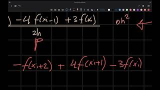 Differentiation 2 ( backward method )