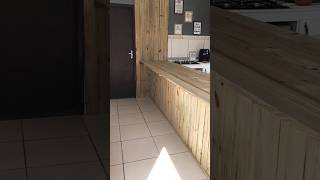 fazenda cozinha nova de madeira mesa #cozinha #caminhoparaumavidamelhor #casa #decoração