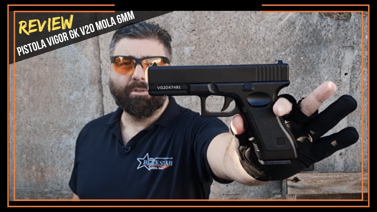 REVIEW PISTOLA DE MOLA VIGOR GK V20 6MM - BOA E BARATA!