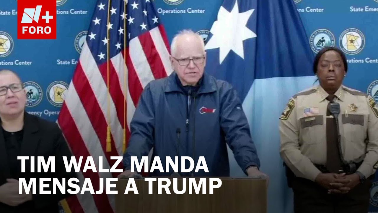 Gobernador Tim Walz exigió retiro de agentes federales tras tiroteo en Minneapolis