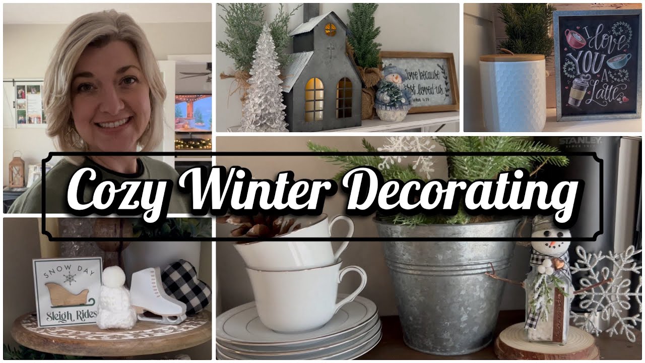 Cozy Winter Home Tour 2024 After Christmas Decorate With Me Winter