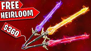 Unlocking the NEW $360 SWORD HEIRLOOM EVENT + P2W Skins FOR FREE!!!