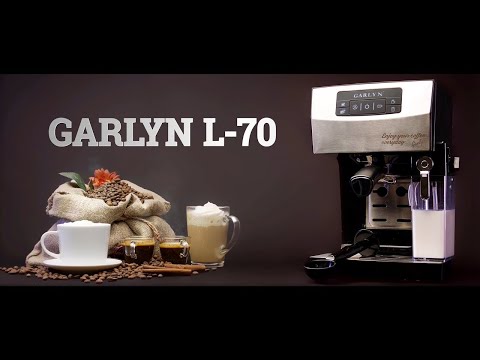 Кофеварка GARLYN L-70 | Секрет настоящего эспрессо | Латте и Капучино в авторежиме | NEW