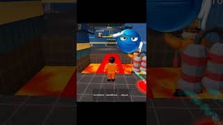 Little Bacon vs Jr Power Police Teamwork Obby #roblox#shorts