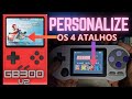 SF2000 E GB300 veja como usar o Madpole pra personalizar os 4 atalhos no menu principal ! #sf2000