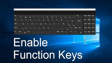 How to Enable or Disable Function Keys - Windows Tutorial