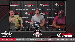 Seahawks Draft Reaction: RB Zach Charbonnet in 2nd Round (Dave Wyman, Michael Bumpus, Bob Stelton)