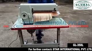Gl -350L Leather Belt And Strap Cutting Machine