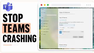How to Fix Microsoft Teams Crashing After Update (Post Update Recovery)