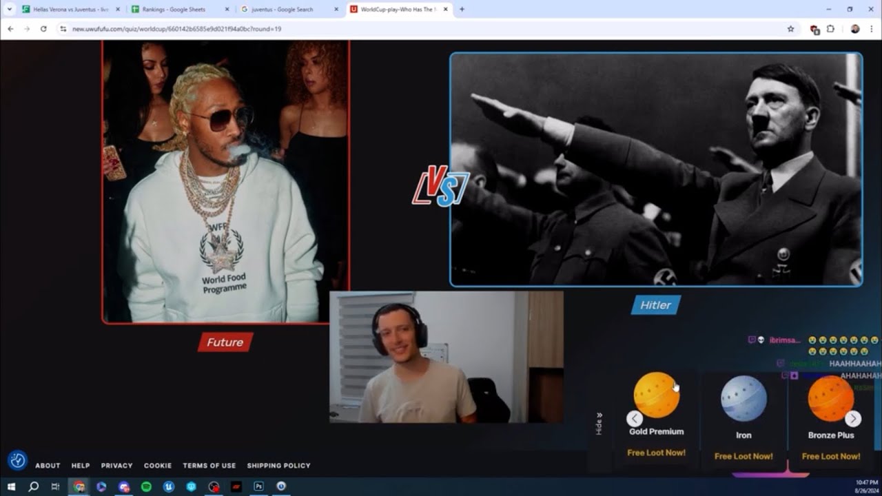 Kurt0411 decides the winner of who has the most aura featuring his idols plus Messi Ronaldo and MJ