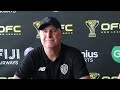 OFC Pro League | Post Match Media Conference | Auckland FC | RD2 MD3
