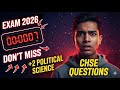 CHSE +2 Exam Repeated Questions Set
