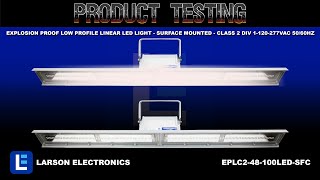 Explosion Proof Low Profile Linear LED light - Surface Mounted - Class 2 Div 1-120-277VAC 50/60hz