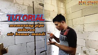 CARA PASANG PIPA KAMAR MANDI water heater/intelasi air bersih