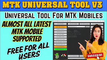 TMT Mediatek Universal Tool V2.0 | Free Bypass MTK Auth | Samsung FRP Unlock Tool