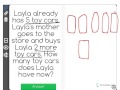 Toy Cars Addition Problems